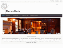 Tablet Screenshot of flanneryhotels.com